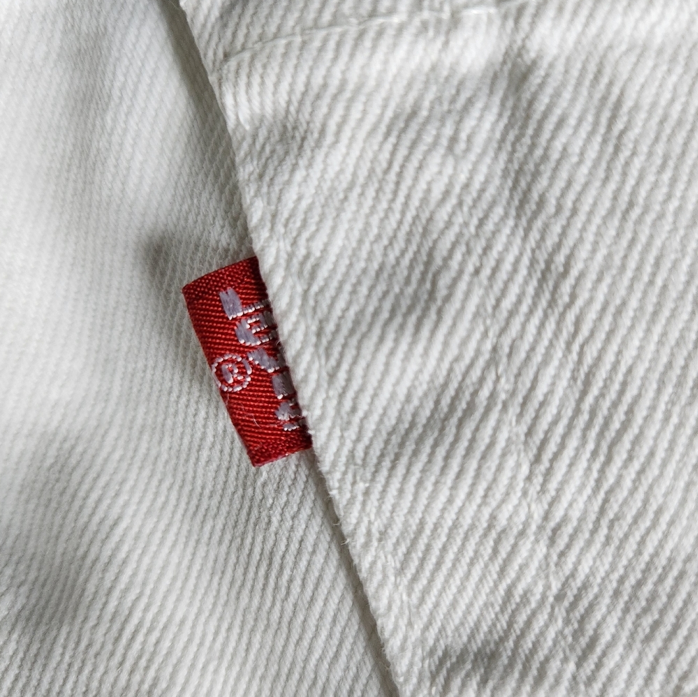Levi 501 White Denim Jeans